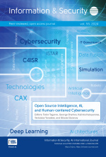 ISIJ 55: Open Source Intelligence, Artificial Intelligence, and Human-centered Approaches to Cybersecurity and Countering Disinformation ISIJ 55: Open Source Intelligence, Artificial Intelligence, and Human-centered Approaches to Cybersecurity and Countering Disinformation (cover)